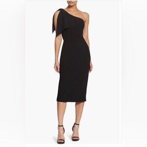 Dress the Population Tiffany One-Shoulder Midi Dress